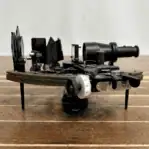 Vintage Tamaya Tokyo Drum Sextant side profile showing telescope and filter assembly