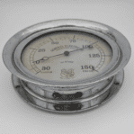 1907-1929 Large 10.75 General Electric 1st Stage Vacuum Pressure Gauge 02