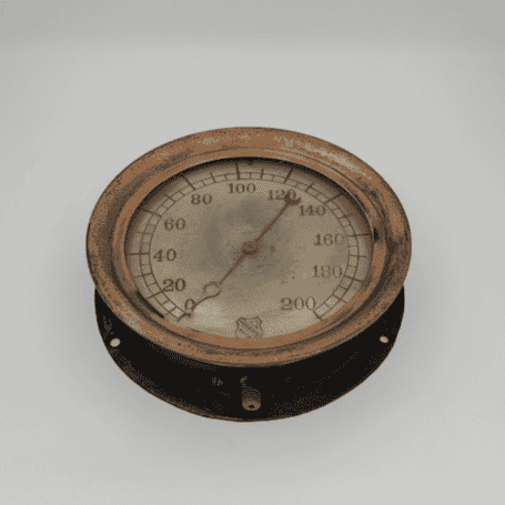 1907-1929 Large 9.5 Auxiliary Spring Gauge by Ashcroft 02 1907-1929 Large 9.5 Auxiliary Spring Gauge by Ashcroft 02