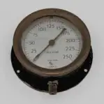 1940-1960s Double Spring Deck Steam Gauge