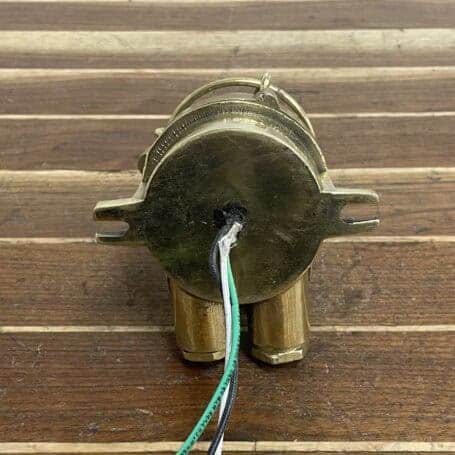 Mini Brass Caged Ceiling Light - Secure Fit, Partial Thread Cage 12 Mini Brass Caged Ceiling Light - Secure Fit, Partial Thread Cage wiring