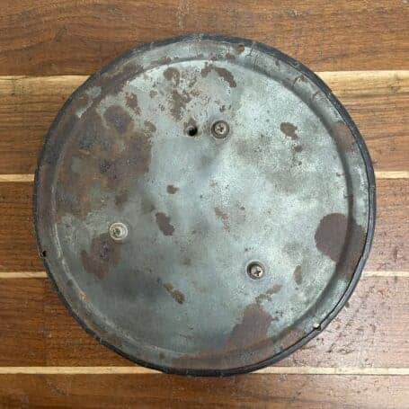Nautical Aneroid Barometer - Takahashi Osaka 1978 Brass Ship Instrument 02 nautical aneroid barometer Takahashi Osaka 1973 steel back mounting plate