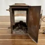 Open lantern showing socket and interior wiring