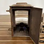 Open lantern showing socket and interior wiring
