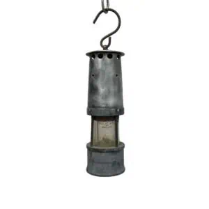 aluminum mining safety lamp with hanging hook and protective top housing