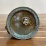 vintage Eccles miners safety lamp underside base view
