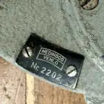 close up of plate detail