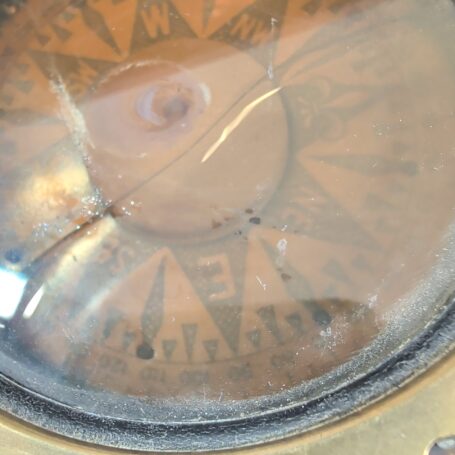 Antique Maritime Compass, Box with Mounting Bracket 10 Antique Maritime Compass, Box with Mounting Bracket 10